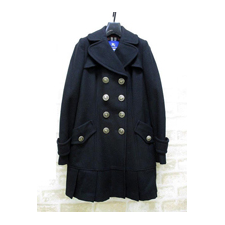 レディース バーバリーブルーレーベル BURBERRY BLUE LABEL メルトン Pコート